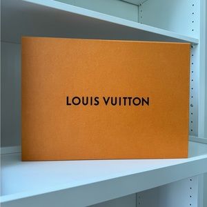 Louis Vuitton Large Storage Gift Orange Box with Ribbon 16” x 11.5” x 2 1/4”